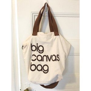 Vintage Bloomingdale's Big Canvas Bag Large Tote